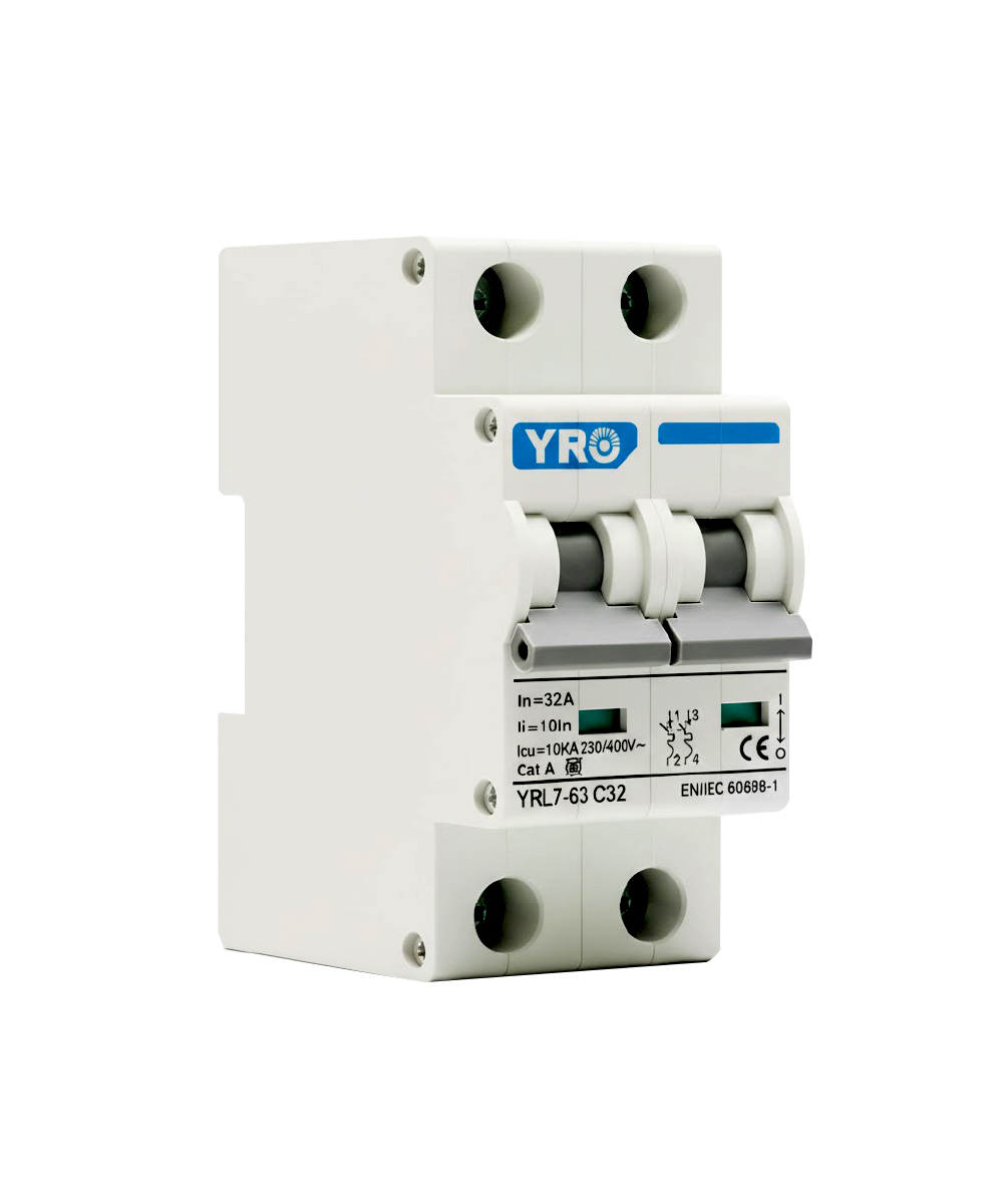 Interruptor Automático YRO YRL7-63 6kA 2P 63A 6kA 230/400V AC - Imagen 3