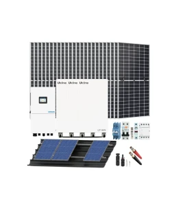 kit solar con baterias para autoconsumo fotovoltaico Full BackUp 11400W Uhome - acumulación 76800Whdia - Imagen 1