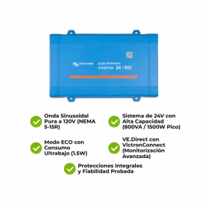 Inversor Victron Phoenix 24-800V 120V VE.Direct NEMA 5-15R - Imagen 5