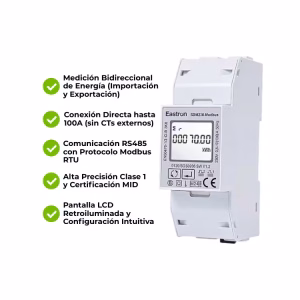 Smart Meter Eastron SDM230 0.5A~100A 1P 230V Medición Directa hasta 10kW - Imagen 3