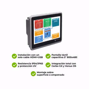 Pantalla Victron GX Touch 50 - Imagen 4
